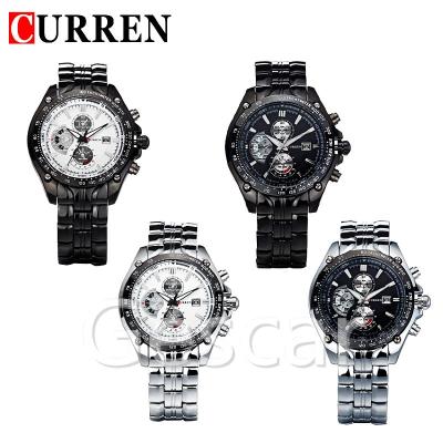 China 2019 Mens Brand Watch Luxury Watch Stainless Steel Sports Metal Reloj Hombre Day/Date 8083 for sale