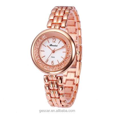 China Boxini Day/Date 7016 Designer Drift Sand Lady Strap Elegance Crystal Wristwatches Wholesale for sale