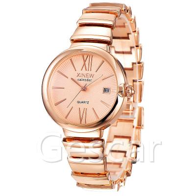 China New XINEW-6697 Day/Date Watch For Women Steel Band Elegance Fashion High Quality Ladies Watch With Calendar for sale