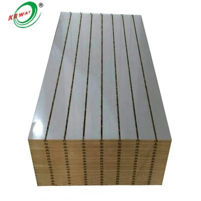 China Moisture Proof Professional Bilateral UV Slatwall Panel 3d MDF Slatwall Panels for sale