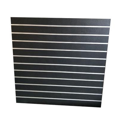 China Modern Clothes Shop Fittings Melamine MDF Slatwall Panel for sale