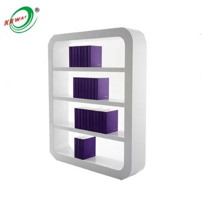 China Hot Selling Single Sided Book Shelves Clothes Showroom Store Shelves Display Rack for sale