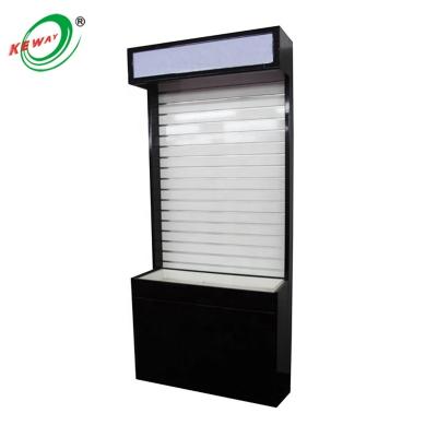 China Double Sided Display Stands Store Supermarket Shelf Retail Image Lacquered Wood Display Rack for sale