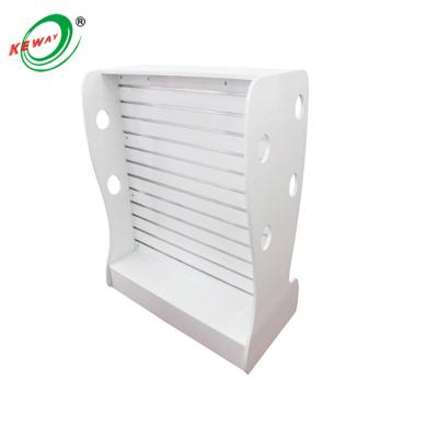 China Wooden Double Sided Melamine Perfume Clothing Racks Display for sale