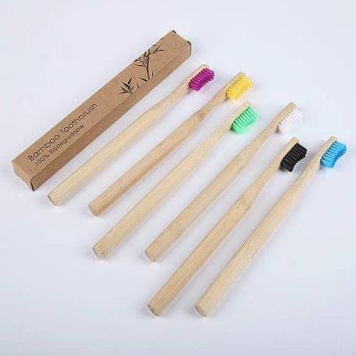 China 2021 Adults Toothbrush Natural Bamboo Products Eco-friendly Biodegradable Environmental Protection Factory Price Toothbrush for sale