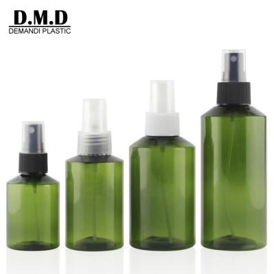 China Personal Care Wholesale Green 50ml 100ml 150ml 200ml 5oz Plastic PET Spray Pump Bottle for sale