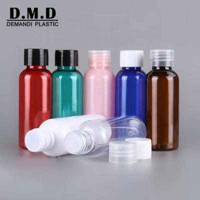 China Personal Care Light Pink Square 30ml 50ml PET Spray Amber Blue Green Plastic Bottle for sale