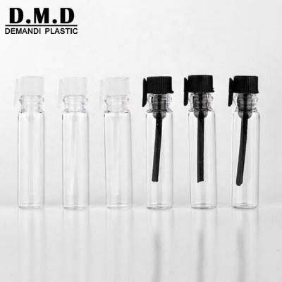 China Personal Amber Glass Vial / Sample Care 1ml 2ml 3ml Perfume Bottle for sale