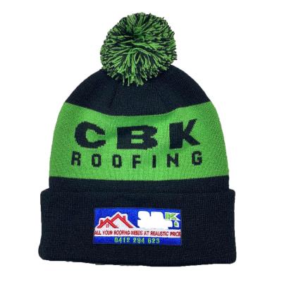 China Custom Acrylic Winter Beanie Hats 100% China Embroidery Beanie Hat Winter Hat COMMON for sale