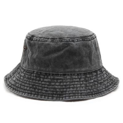 China Dobby New Arrival Custom Denim Jean Fashion Embroidery Bucket Hat /your own design bucket hat for sale