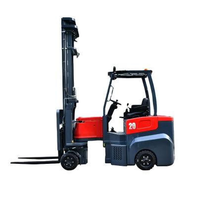 China Building material stores nikiyumax factory price battery operated forklift 3ton Vna electric forklift 1.5 ton narrow side aisle electric forklift for sale