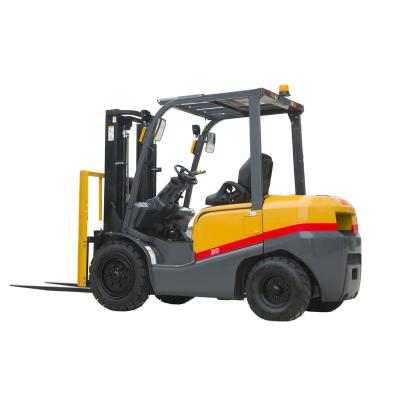 China Construction material stores FD 30 diesel forklifts with fast lifting gears export to North American market 3000kg forklifts for sale