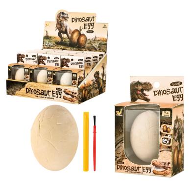 China Promotion Plaster Dino Egg Archeology Play Skeleton Dinosaur Excavation Kit Fossil Discover Toy for sale