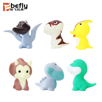 China Cute Soft Promotion Vinyl Dinosaur Bath Time Baby Toy for sale