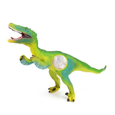 China Promotion 47cm Velociraptor Stuffed Cotton Dinosaur Vinyl Model Toy for sale