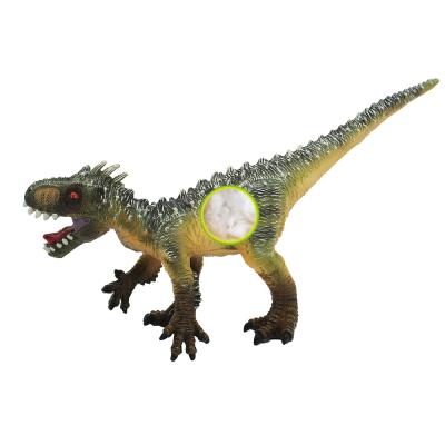 China Promotion 17inches D-rex Soft Stuffed Cotton Vinyl Toy Dinosaur Model With Sound for sale