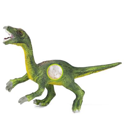 China Promotion with noise 53cm stuffed cotton Therizinosaurus vinyl dinosaur models kids play 2022 for sale