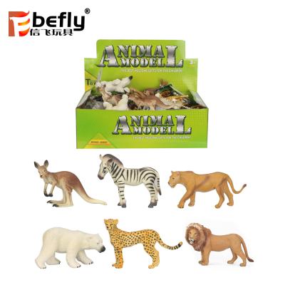 China Vivid plastic jungle lion promotion animal wild animal toys for sale