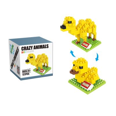 China Mini Block Building Toy 92pcs Plastic Figure Animal Children Building Block Toy for sale