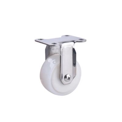 China China Manufacture Wear Resistant Industrial Casters 1.5 Inch Stainless Steel Swivel Caster Nylon Wheels for sale