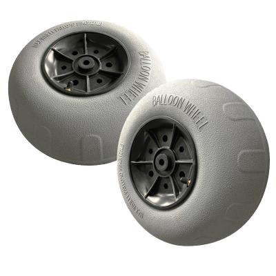 China Other Inflatable Beach Tire Ball Wheels 9/12/16 Inch PU Wheel For Beach Cart for sale