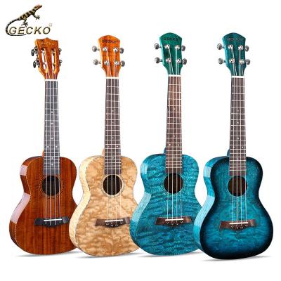 China Wholesale Fraxinus Rhynchophylla Hance 4 String Ukelele Guitar Small Gift 23 Inch Concert OEM Ukulele for sale