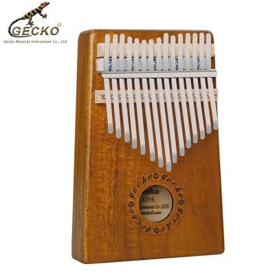 China Exquisite Finger 15 Inch Finger Piano Toy Acacia Wooden Kalimba for sale