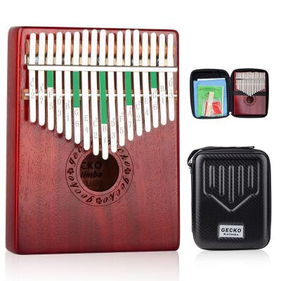 China GECKO Durable Hot Sale 17 Inch Piano Musical Instrument K17MA Main Body Mahogany Kalimba for sale