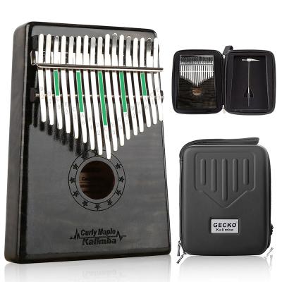 China Exquisite High Quality Mahogany Student 17 Main Sale Wholesale Price Kalimba for sale