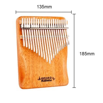 China Exquisite Customizable Toy Okoume Brand Leisure Solid 21 Kalimba Keys for sale