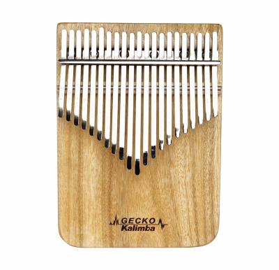 China Comphor Wooden Hot Sale Gecko Professional Musical Instrument Piano 21 Inch Kalimba Keys for sale