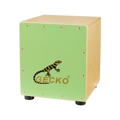 China Exquisite gecko factory newly designed small cajon box drum percussion instrument for sale