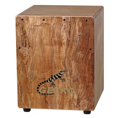 China Professional Exquisite Musical Instrument Fashion Design Percussion Instrument Cajon Drum Small Gecko Drum for sale