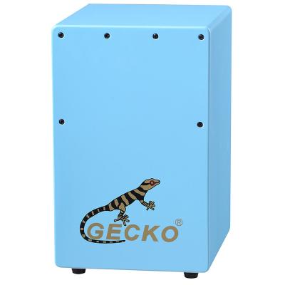 China Exquisite Gecko Music Vends Wooden Percussion Instruments Small Cajon Drum for sale