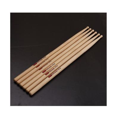 China Exquisite Custom Music Props 5A 7A Printed Lightweight Wooden Drumstick for sale