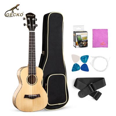 China Solid Impeccable Cheap Price 23 Inch Accept Custom Made Durable Small Guitar Wooden Ukulele for sale