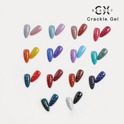 China Wholesale Nail Art 15ml CX Beauty Factory Snakeskin Nail Polish Gel for sale