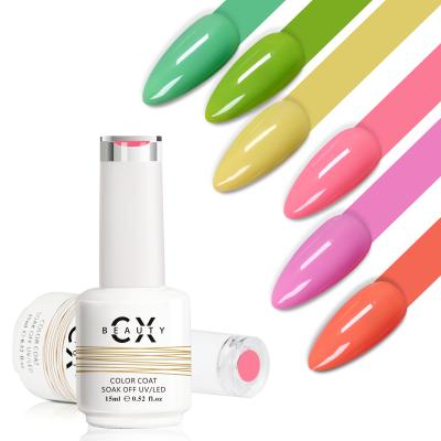 China CX Beauty 282 Pure Color Gel Polish UV Gel Nail Polish China Manufacturer Nail Gel Polish UV Gel Polish for sale