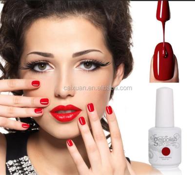 China Professional China Caixuan private label gel polish, wholesale 15ml nail gel polish uv gel polish 15ml for sale