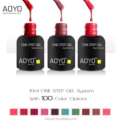 China Nail Art Caixuan AOYO One Step UV Gel Nail Polish, OEM Private Label Available Factory for sale