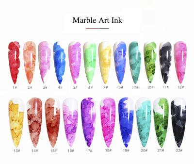 China CAIXUAN 1000ml Westink Marble Ink Gel 24colors Flower Liquid For Nail Marble Arts Marble Ink for sale