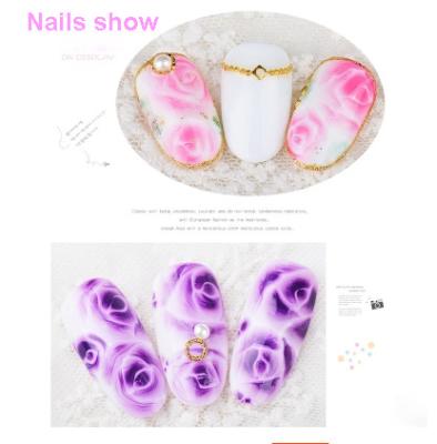 China Clear Nail Art Caixuan Westink Flower Gel Polish, Soak Off UV Led Blooming Gel Nail Polish For DIY Nail Design for sale