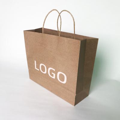 China Custom Luxury Shopping Gift Bag Factory Recyclable Kraft Paper Bags Large Size Luxury Shopping Bag for sale