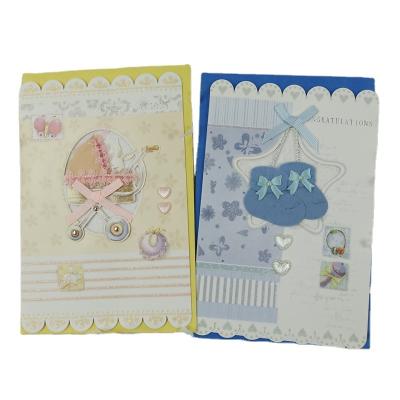 China Promotional Gift Yiwu Factory Wholesale Cute Greeting Cards Foil Greeting Cards for sale