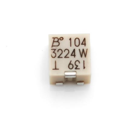 China SMD 3224W-1-104E / 3224W-1-204E 3224W-1-103E SMD Adjustable Resistance Precision Potentiometer Multiturn Fine Tuning for sale