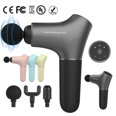 China New Design Rechargeable Cordless Gun Body Muscle Massage Gun Rechargeable Deep Electric Battery Safety Gun for sale