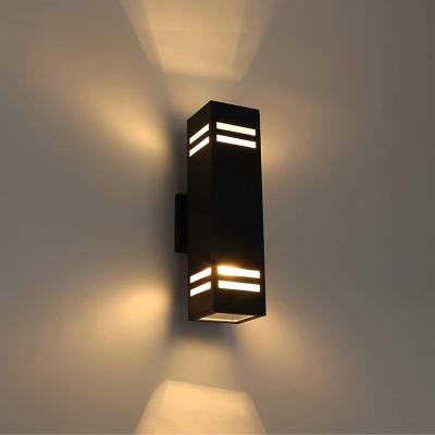 China 2021 Modern Bronze Home Garden ETL Outdoor Through Motion Sensor Lighting Outdoor Balcony Wall Light Square for sale