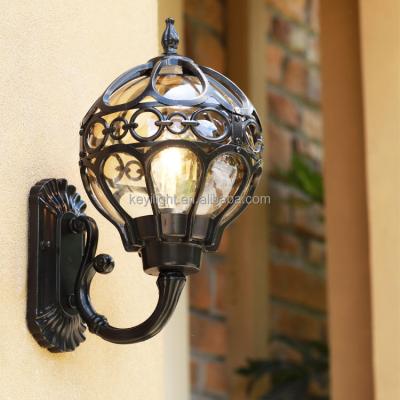 China Vintage Outdoor Outdoor Garden Lantern Wall Yard Sconce Decorative Wall Lamp Wall Mounted Decorative Wall Lamp for sale