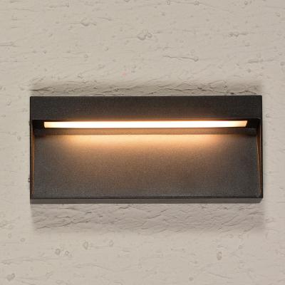 China Tempered Glass Porcelain Led Wall Light Outdoor Wall Mounted Led Wall Light Fancy Led Lights for sale