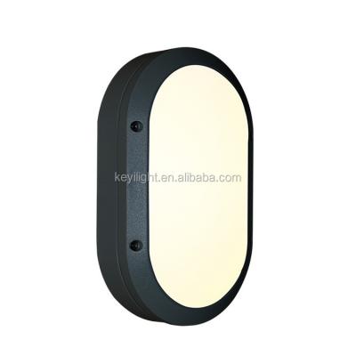 China Polycarbonate 10W 15W 20W Outdoor Wall Light IP65 LED Oval Bulkhead Light for sale